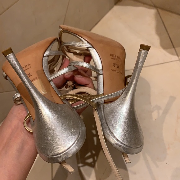 Womens prada sandals 4 inch - Picture 4 of 4